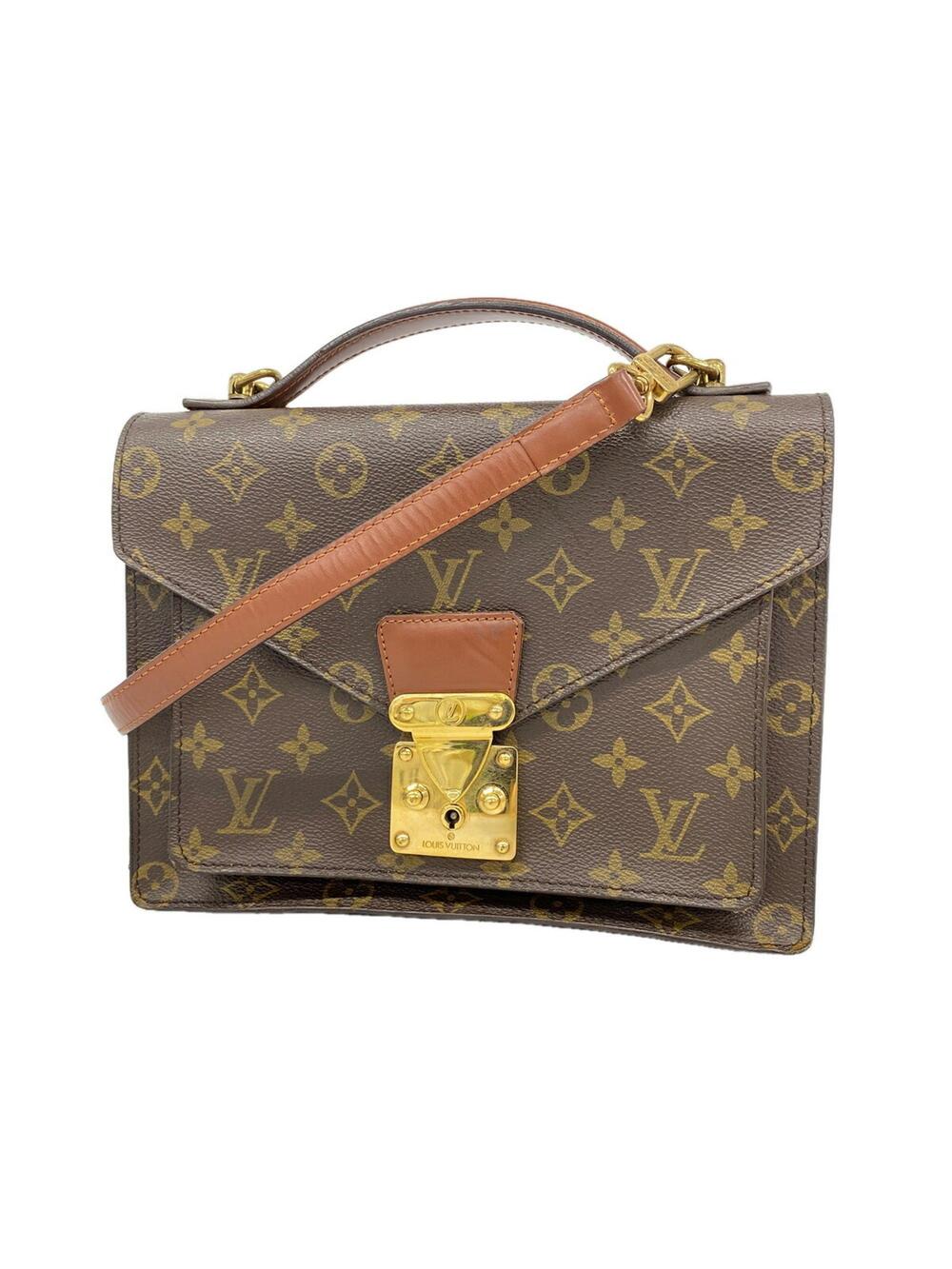 Louis Vuitton Monceau Handbag Canvas #375611L69B